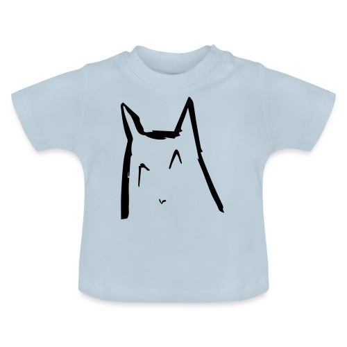 anime zeichnung - Baby Bio-T-Shirt mit Rundhals