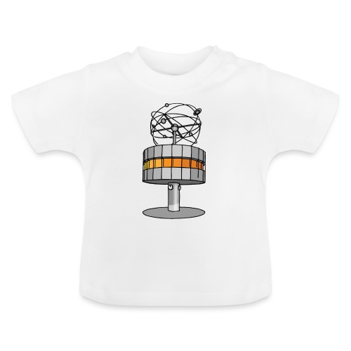 Weltzeituhr BERLIN c - Baby Bio-T-Shirt mit Rundhals