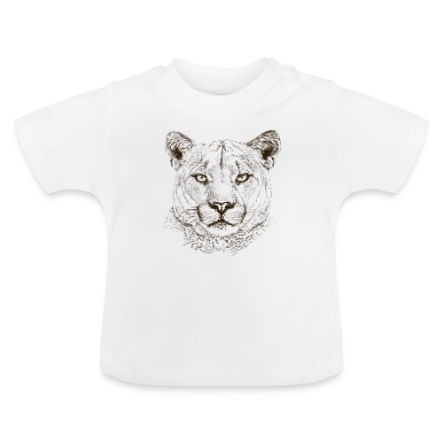 Wildkatze - Baby Bio-T-Shirt mit Rundhals