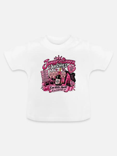 Junggesellinnen Abschied - Baby Bio-T-Shirt mit Rundhals - Weiß
