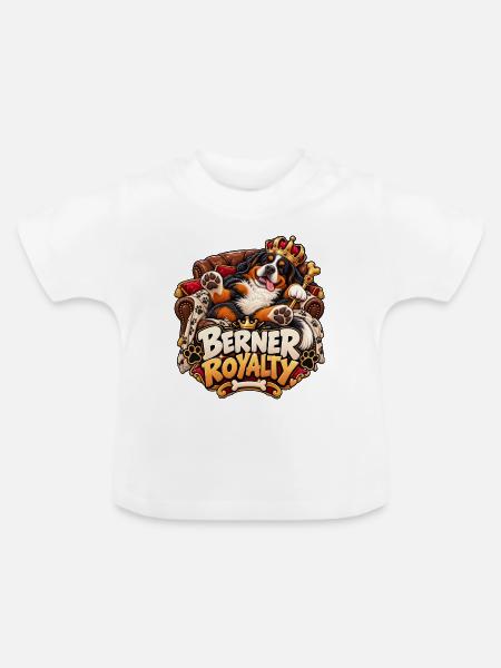 Berner Royalty - Baby Bio-T-Shirt mit Rundhals - Weiß