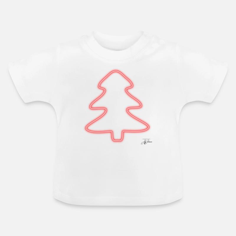 Noël Noël Noël saison des vacances - T-shirt bio col rond Bébé - blanc