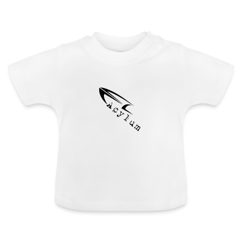 Acylum Black op - Baby Organic T-Shirt with Round Neck
