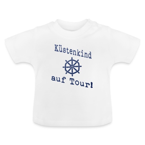 Küstenkind auf Tour - Baby Bio-T-Shirt mit Rundhals