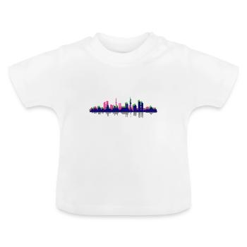 Munich - T-shirt bio col rond Bébé - blanc - Devant