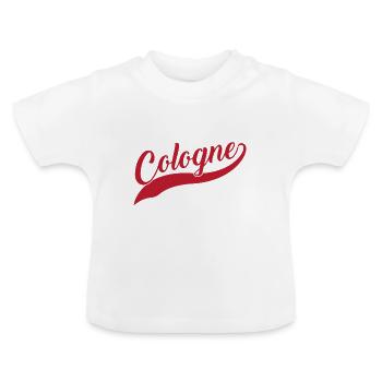 Cologne - T-shirt bio col rond Bébé - blanc - Devant