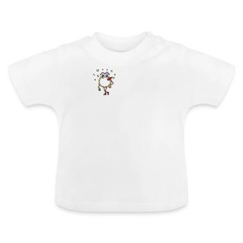 Bague de fiançailles bague de fiançailles mariage mariée - T-shirt bio col rond Bébé - blanc - Devant