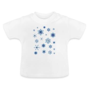 Winter - Baby Bio-T-Shirt mit Rundhals - Weiß - Vorne