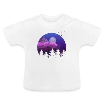 désert - T-shirt bio col rond Bébé - blanc - Devant