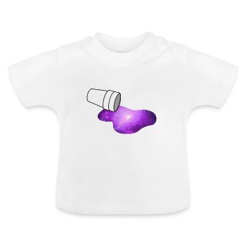 Lean Codeine Space - T-shirt bio col rond Bébé - blanc - Devant