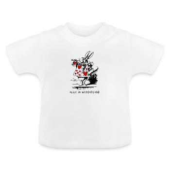 Lapin blanc - aiw - T-shirt bio col rond Bébé - blanc - Devant