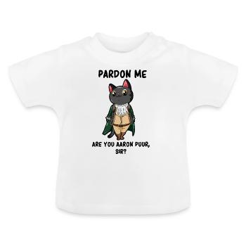 Aaron Purr Alexander Hamilton Parody - Baby Organic T-Shirt with Round Neck - white - Front
