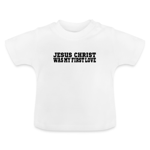 Jesus Christus Lieben - Baby Bio-T-Shirt mit Rundhals
