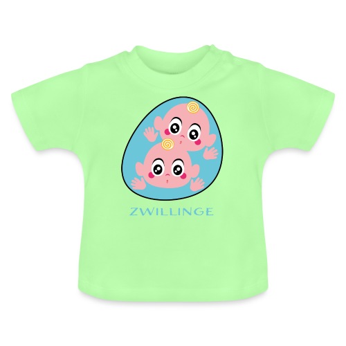 Tolles Geschenk für Zwillinge - Baby Bio-T-Shirt mit Rundhals