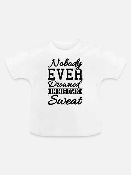 Erfolg Motivaton - Baby Bio-T-Shirt mit Rundhals - Weiß
