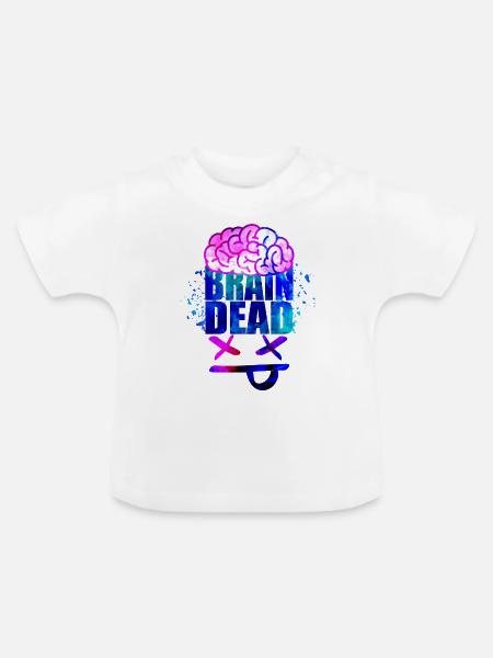 Brain Dead - Baby Bio-T-Shirt mit Rundhals - Weiß