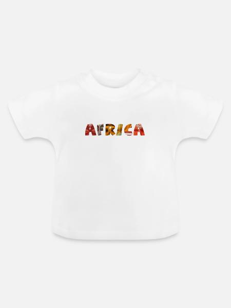 Die Afrikanische vielfalt! - Baby Bio-T-Shirt mit Rundhals - Weiß