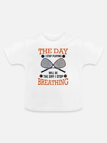 Squash - Baby Bio-T-Shirt mit Rundhals - Weiß