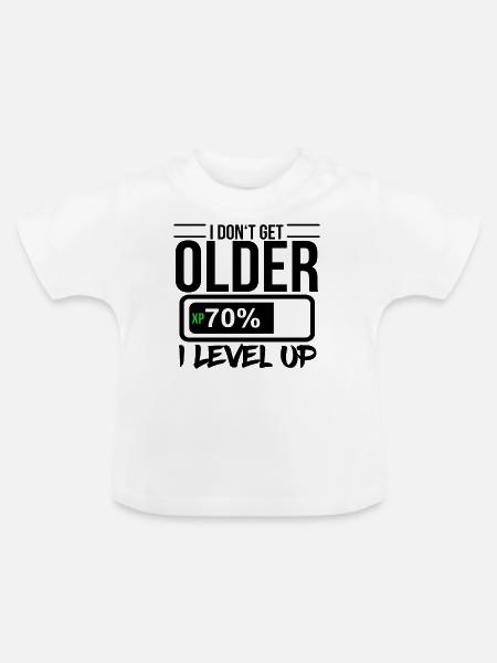 Gamer - Baby Bio-T-Shirt mit Rundhals - Weiß