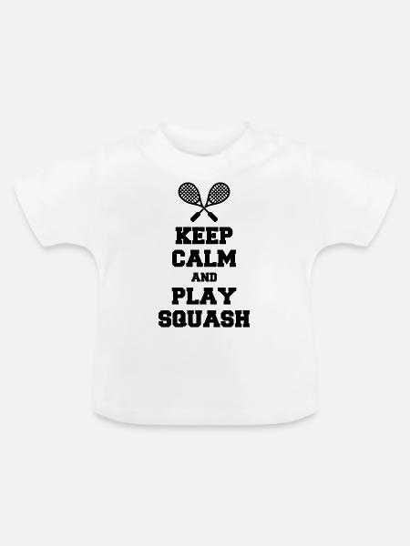 Squash - Baby Bio-T-Shirt mit Rundhals - Weiß