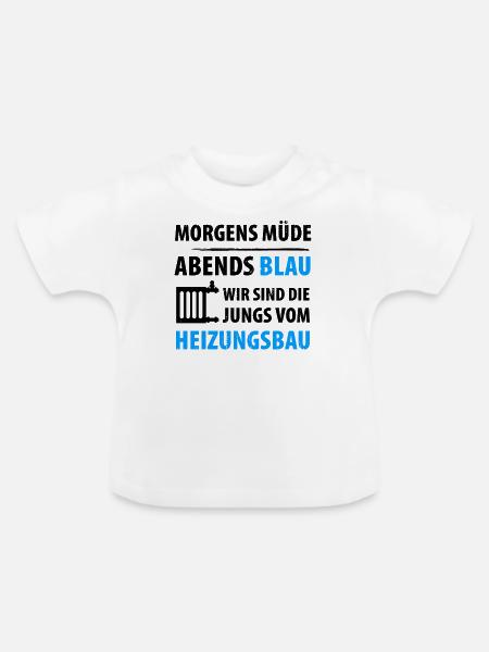 Klempner - Baby Bio-T-Shirt mit Rundhals - Weiß