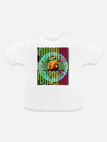 Dragon - Baby Bio-T-Shirt mit Rundhals - Weiß