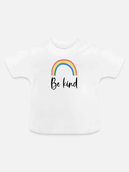Funny Quote - Baby Bio-T-Shirt mit Rundhals - Weiß