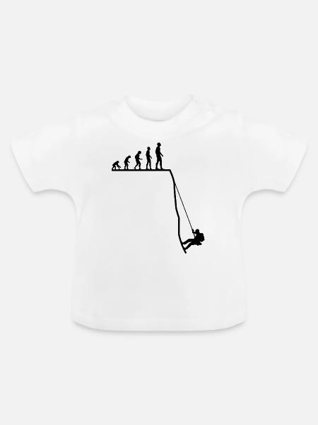 Canyoning Schluchteln Schluchtenwandern Geschenk - Baby Bio-T-Shirt mit Rundhals - Weiß