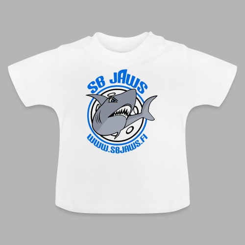 SB JAWS - Vauvan luomu-t-paita, jossa pyöreä pääntie
