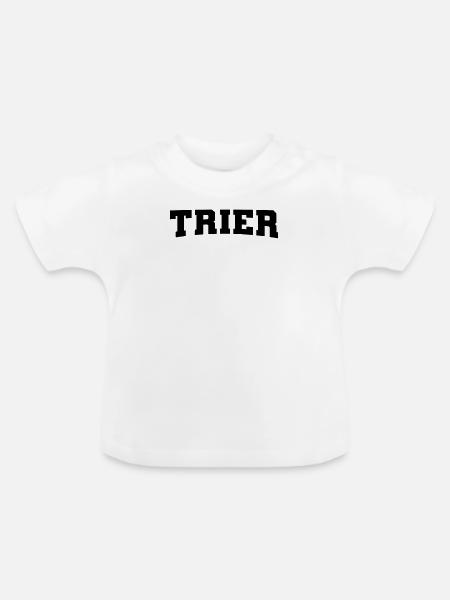 Trier - Baby Bio-T-Shirt mit Rundhals - Weiß