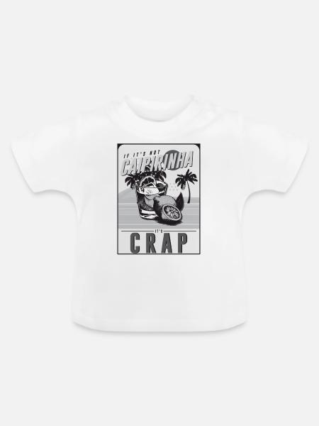 Brasilien - Baby Bio-T-Shirt mit Rundhals - Weiß
