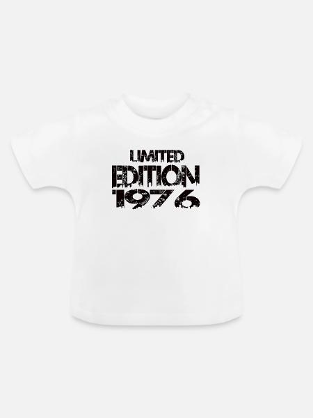 Limited Edition 1976 - Baby Bio-T-Shirt mit Rundhals - Weiß