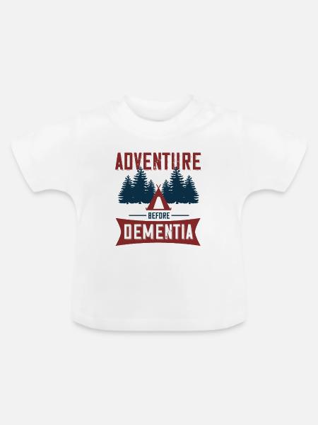 Abenteuer vor Demenz - Baby Bio-T-Shirt mit Rundhals - Weiß