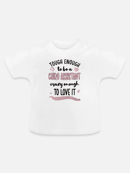 Chiropraktischer Assistent Chiropraktik-Assistent - Baby Bio-T-Shirt mit Rundhals - Weiß