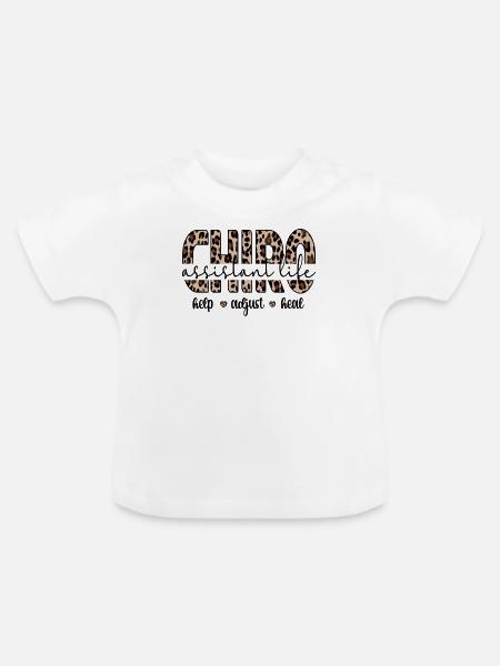 Chiropraktischer Assistent Chiropraktik-Assistent - Baby Bio-T-Shirt mit Rundhals - Weiß