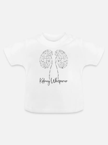 Dialysetechniker Nephrologie Dialyse Geschenkidee - Baby Bio-T-Shirt mit Rundhals - Weiß