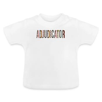 Juge - T-shirt bio col rond Bébé - blanc - Devant
