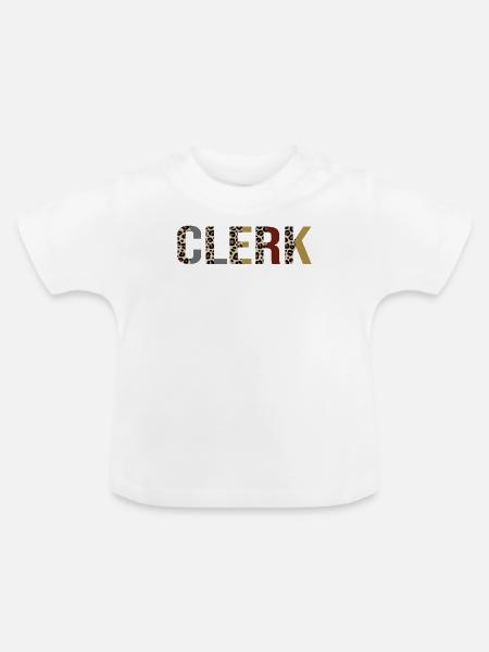 Angestellter - Baby Bio-T-Shirt mit Rundhals - Weiß