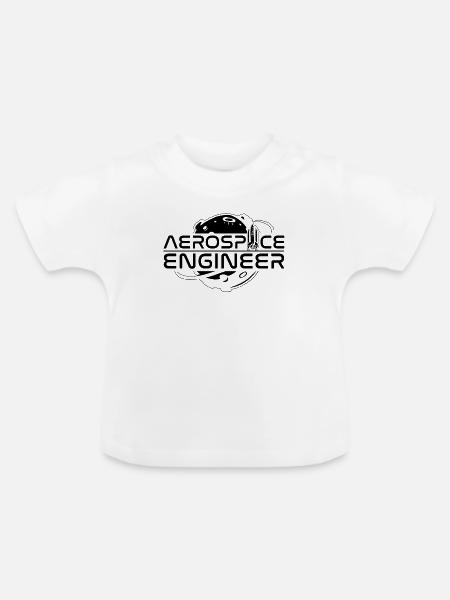 Rocket Space Engineering Aerospace Engineer - Baby Bio-T-Shirt mit Rundhals - Weiß