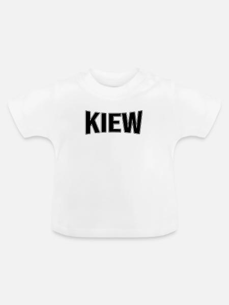 Kiew - Baby Bio-T-Shirt mit Rundhals - Weiß