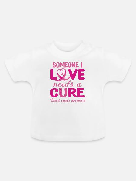 Liebe und Heilung - Baby Bio-T-Shirt mit Rundhals - Weiß