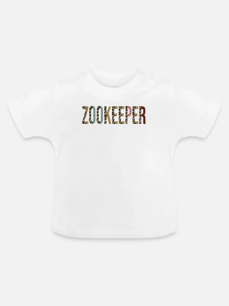 Tierpfleger - Baby Bio-T-Shirt mit Rundhals - Weiß