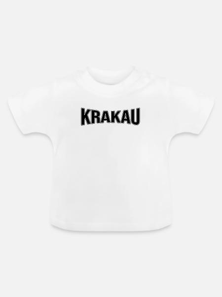 Krakau - Baby Bio-T-Shirt mit Rundhals - Weiß