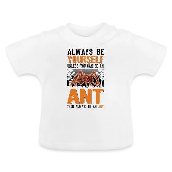 Ants Ant Farm Antshills Fire ants - Baby Organic T-Shirt with Round Neck - white - Front