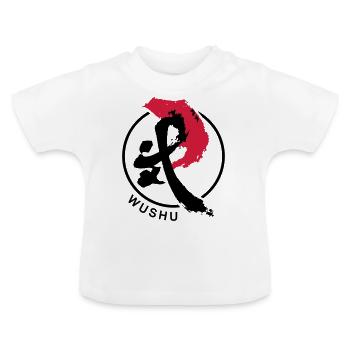 sanda wushu - T-shirt bio col rond Bébé - blanc - Devant
