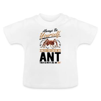 Ants Ant Farm Antshills Fire ants - Baby Organic T-Shirt with Round Neck - white - Front