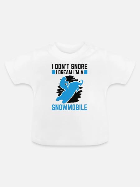 Traum, Ich Bin Ein - Baby Bio-T-Shirt mit Rundhals - Weiß