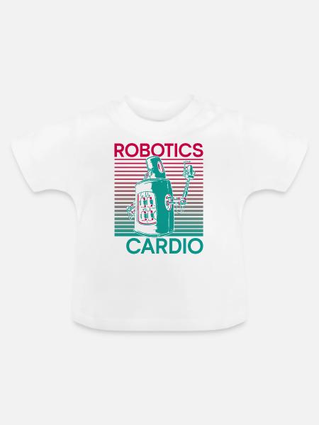 Robot Robotics Engineer Robotics - Baby Bio-T-Shirt mit Rundhals - Weiß