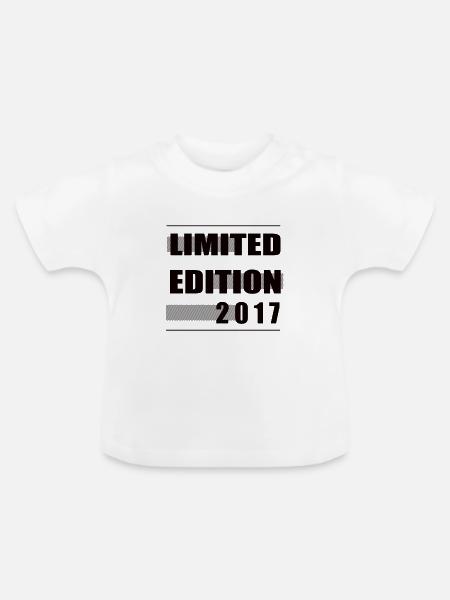 Limited Edition 2017 - Baby Bio-T-Shirt mit Rundhals - Weiß