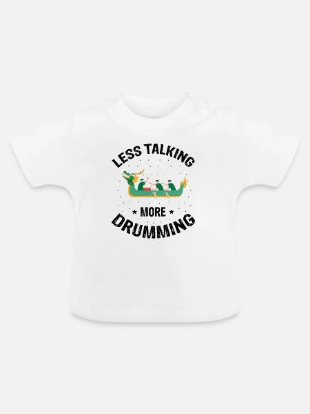 Drachenboot Crew und Drachenbootfahren - Baby Bio-T-Shirt mit Rundhals - Weiß